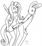 2012 :< angel_(mlp) anthro anthro_on_anthro anthrofied arms_bent bdsm bent_legs black_and_white bondage bound breasts closed_frown collar collar_only daniruu dildo dominant dominant_female duo equid equine erection feathered_wings feathers female femboy fluttershy_(mlp) friendship_is_magic frown genitals hair hands_behind_back hasbro hi_res holding_leash holding_object imminent_anal imminent_pegging imminent_sex imminent_toying knock-kneed lagomorph leaning leaning_forward leash legs_together leporid light_bondage line_art long_ears long_hair long_tail male male/female mammal monochrome mouth_closed my_little_pony mythological_creature mythological_equine mythology nipples nude open_mouth pegasus penis rabbit sex_toy signature simple_background strapon submissive submissive_male tail white_background wings