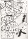 Rating: e
ID: 317977
Date: 2013-04-18 19:18:21 -0400
Status: active
Score: -3
animal_genitalia animal_penis anthro canid canine canine_genitalia canine_penis canis club_(weapon) comic dialogue duo english_text erection fellatio forced fox genitals greyscale hi_res male mammal melee_weapon monochrome nightstick oral oral_penetration penetration penile penis police police_hat profanity rape sex text triadfox unprofessional_behavior weapon wolf post #317977