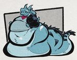 Rating: q
ID: 5598351
Date: 2025-05-25 20:37:05 -0400
Status: active
Score: 1
ace_(kamex) anthro apode belly big_belly blue_body blue_fur bovid caprine clothing draconcopode dragon eastern_dragon fur furred_scalie furred_snake goat hair hi_res horn hybrid jacket kerchief legless long_hair long_tail mace_(kamex) male mammal monochrome morbidly_obese mythological_creature mythological_scalie mythology naga obese oshyfriend overhang overweight reptile scalie serpentine shirt simple_background smile snake solo tail topwear tuft post #5598351