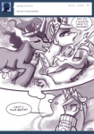 2013 antlers ask_blog chimera crown cutie_mark dialogue discord_(mlp) draconequus english_text equid equine female feral friendship_is_magic group hasbro headgear horn imagination john_joseco king_sombra_(mlp) mammal monochrome my_little_pony mythological_creature mythological_equine mythology princess princess_celestia_(mlp) royalty text tumblr winged_unicorn wings