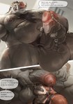 Rating: e
ID: 4209106
Date: 2023-08-02 14:43:46 -0400
Status: active
Score: 297
2023 absurd_res after_exercise anthro anthro_on_anthro armpit_hair balls bear beard belly bench biceps black_clothing black_hair black_shirt black_tank_top black_topwear bodily_fluids body_hair brown_body brown_fur brown_hair ceiling_lamp chest_tuft clothing comic deltoids dialogue dominant dominant_male english_text erection facial_hair fur genital_fluids genitals grey_body grey_fur hair hi_res humanoid_genitalia humanoid_penis lamp leaking_precum lindong locker locker_room low-angle_view male male/male mammal mature_male multicolored_body multicolored_fur multiple_scenes musclegut muscular muscular_anthro muscular_male muscular_thighs nipple_piercing nipple_ring nipples nude obstructed_eyes on_bench onomatopoeia pecs penis penis_grab penis_on_face piercing precum precum_on_face pubes ring_piercing rodd_(lindong) shirt sideburns sitting sitting_on_bench solo sound_effects speech_bubble stahl_(stahlz) suid suine sus_(pig) sweat tan_body tan_fur tank_top text topwear tuft tusks two_tone_body two_tone_fur ursine vein veiny_penis white_hair wild_boar post #4209106