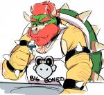 Rating: s
ID: 1668199
Date: 2018-10-01 09:22:55 -0400
Status: active
Score: 43
2018 anthro arm_hair armband beard belly body_hair bowser chest_hair clothing collar english_text facial_hair hair hairy hi_res horn komoroshi_(artist) koopa male mario_bros mustache nintendo razor red_hair scalie shaving shell shirt simple_background smile solo spiked_armband spiked_collar spiked_shell spikes spikes_(anatomy) tank_top text tools topwear white_background post #1668199