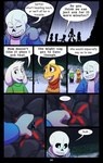 absolutedream absurd_res animated_skeleton asriel_dreemurr bone boss_monster_(undertale) bovid caprine comic comic_sans dialogue english_text frisk_(undertale) hi_res human lizard mammal monster_kid papyrus_(undertale) reptile sans_(undertale) scalie skeleton snow text undead undertale undertale_(series)