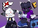 Rating: s
ID: 5546862
Date: 2025-05-03 18:53:45 -0400
Status: active
Score: 3
absurd_res annoyed anthro bell bell_collar black_body canid canine chain chain_leash cocky cocky_smile collar electronics female fnf fox friday_night_funkin' fur fur_markings hi_res ki_kidrew kiri_(ki_kidrew) kurai_(ki_kidrew) leash mammal markings microphone pink_markings red_markings sibling_(lore) sister_(lore) sisters_(lore) solo spiked_collar spikes stereo white_body post #5546862