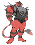 2024 abs alex_(solard0gg0) anthro anthrofied areola areola_slip arm_tuft athletic_wear biceps big_areola big_biceps big_muscles big_nipples big_pecs big_tail biped black_arms black_bottomwear black_chest black_clothing black_ears black_face black_facial_hair black_feet black_fingers black_hair black_hoodie black_legs black_shorts black_tail black_toes black_topwear bottomwear clothed clothed_anthro clothed_male clothing dark_bottomwear dark_clothing dark_shorts dark_tail digital_drawing_(artwork) digital_media_(artwork) eyebrows facial_hair facial_markings facial_tuft fangs feet felid feline fingers fist generation_7_pokemon green_eyes grey_areola grey_neck grey_nipples gym_bottomwear gym_shorts hair head_markings hi_res hoodie humanoid_feet humanoid_hands incineroar looking_at_viewer male mammal markings multicolored_facial_hair multicolored_hair muscular muscular_anthro muscular_arms muscular_male nintendo nipple_dip nipples pecs plantigrade pokemon pokemon_(species) pokemorph red_arms red_body red_eyebrows red_face red_facial_hair red_feet red_hair red_hands red_inner_ear red_legs red_markings red_nose red_tail red_tuft sharp_teeth shirt shorts shoulder_tuft simple_background smile smiling_at_viewer snaggle_teeth snaggle_tooth solard0gg0 soles solo standing striped_arms striped_body striped_legs striped_markings striped_tail stripes tail tail_markings tank_top teeth thick_arms thin_eyebrows toes topwear tuft two_tone_face two_tone_facial_hair two_tone_hair two_tone_legs two_tone_tail white_background yellow_sclera