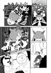 backwards_baseball_cap backwards_hat baseball_cap clothing comic duo eyewear female generation_3_pokemon glasses greyscale hat headgear headwear hi_res human humanoid japanese_text kirlia male mammal masha monochrome nintendo overweight overweight_male pokemon pokemon_(species) telepathy text transformation translated