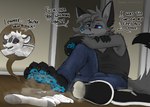 Rating: q
ID: 5579032
Date: 2025-05-17 15:16:53 -0400
Status: active
Score: 88
2024 4_fingers 4_toes all_fours annoyed anthro anthro_on_anthro arm_on_leg arm_tuft asking back_markings barefoot big_tail biped black_claws black_clothing black_ears black_eyebrows black_footwear black_hands black_markings black_nose black_paws black_shirt black_shoes black_spots black_stripes black_text black_tongue black_topwear blue_bottomwear blue_clothing blue_jeans blue_nose blue_pants blue_pawpads blue_sclera blue_tongue bodily_fluids bored bottomwear bulge bully bullying canid canine cheek_tuft chest_tuft claws close-up clothed clothing colored crawl crawling crew_socks crossed_arms crossed_legs cutaway denim denim_bottomwear denim_clothing dialogue digital_drawing_(artwork) digital_media_(artwork) dipstick_tail dirty discarded_shoes discarded_sock doorframe drenched dripping dripping_wet duo ear_tuft ellipsis english_text exclamation_point exhausted extreme_size_difference eyebrows facial_markings facial_piercing facial_tuft fangs feet femboy feminine finger_claws fingers fluffy fluffy_tail fog foot_fetish foot_focus foot_play footprint footwear fox fur fur_markings fur_tuft gloves_(marking) grey_body grey_fur grey_hair grey_inner_ear grey_inner_ear_fluff grey_text grey_tuft hair half-closed_eyes hand_on_own_arm head_markings head_tuft hi_res inner_ear_fluff inside insult interspecies jeans larger_anthro larger_male lennox lennox_(lennox) line_art long_hair looking_at_another looking_away looking_down looking_forward male male/male mammal markings mephitid micro micro_abuse micro_anthro mottled mottled_hands mottled_nose mottled_pawpads multicolored_body multicolored_fur musk musky_paws narrowed_eyes nonbinary_(lore) nose_piercing nude on_ground open_mouth pants pawpads pawprint paws piercing pink_eyes plantigrade profanity purple_eyes question question_mark questioning raised_eyebrow raised_paw red_fox septum_piercing shaded shirt shoes shoulder_tuft side_view silver_fox sitting sitting_on_ground size_difference size_play skunk sleeveless_shirt smaller_anthro smaller_male smell smelly smelly_feet smelly_shoes smile_(kiaren) socks soiled speech_bubble spots steam steaming steaming_body steamy_feet steamy_shoes striped_body striped_fur stripes sweat sweat_drip sweat_fetish sweat_pool sweat_stain sweatdrop sweaty_body sweaty_fur sweaty_paws tail tail_markings teeth text three-quarter_view tired toe_claws toes tongue topwear true_fox tuft two_tone_body two_tone_fur url warm watermark wet wet_body wet_fur white_body white_ears white_fur white_inner_ear white_inner_ear_fluff white_tuft post #5579032