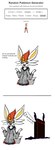 ambiguous_gender anonymous_artist cinderace clothing comic door english_text generation_8_pokemon hi_res humor implied_transformation meme nintendo pokemon pokemon_(species) random_generator simple_background solo sweater text topwear transformation white_background