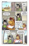 2023 anthro asinus brown_body car clothing comic detailed_background dialogue donkey duo english_text equid equine guayodraws hi_res horse inside_car inside_vehicle julio_(julio_&_poncho) male mammal poncho_(julio_&_poncho) shirt sitting smile text topwear vehicle