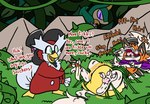 Rating: e
ID: 5583315
Date: 2025-05-19 06:46:30 -0400
Status: active
Score: 29
anthro begging_to_stop bodily_fluids clothed clothing creepy_face defenseless delibird dialogue diaper duo_focus dusk_lycanroc english_text eyes_closed fangs feet foot_fetish forest generation_2_pokemon generation_5_pokemon generation_7_pokemon genital_fluids group hat headgear headwear hi_res laugh lycanroc male nintendo oatmealgoat omorashi pawpads plant pokemon pokemon_(species) restrained_arms restrained_feet rock serperior sound_effects spines teeth text tickle_torture tickling tickling_feet toony_expression top_hat tree trio urine vines wearing_diaper post #5583315