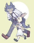 Rating: s
ID: 4755934
Date: 2024-05-01 21:17:06 -0400
Status: active
Score: 70
2019 5_fingers absurd_res anthro beastars belt black_clothing black_footwear black_necktie black_nose black_shoes black_stripes bottomwear brown_belt brown_clothing brown_footwear brown_shoes canid canine canis circle clothing colored domestic_rabbit dress duo dwarf_rabbit female fingers fluffy fluffy_tail footwear fur graskip grey_body grey_clothing grey_fur grey_pawpads hands_in_both_pockets haru_(beastars) hi_res lagomorph larger_male leaning leaning_forward legoshi_(beastars) leporid long_ears looking_down looking_down_at_partner male mammal necktie open_mouth oryctolagus pants pattern_bottomwear pattern_clothing pattern_pants pawpads pink_cheeks pink_inner_ear predator/prey rabbit romantic romantic_couple school_uniform shaded shadow shirt shoes simple_background size_difference smaller_male socks striped_bottomwear striped_clothing striped_pants stripes suspenders tail tan_background teeth topwear uniform walking white_body white_clothing white_dress white_face white_footwear white_fur white_shirt white_socks white_topwear wolf post #4755934