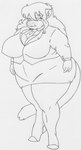 2009 anthro belly big_breasts big_butt bottomwear breast_expansion breasts businesswear butt clothed clothing danellz expansion felid female hair kathy_(danellz) legwear lion mammal monochrome necktie obese obese_anthro obese_female office_clothing open_mouth overweight overweight_anthro overweight_female pantherine sketch skirt solo stockings thick_thighs traditional_media_(artwork) weight_gain