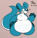 Rating: s
ID: 5362176
Date: 2025-02-09 17:15:41 -0500
Status: active
Score: 14
anthro belly big_belly big_ears big_nose big_tail bloated bodily_fluids conditional_dnp esophagus fat_rolls grin handles_on_hips hi_res kangaroo living_pool_toy macropod male mammal marsupial organs overweight pool_toy smile solo stomach stomach_acid tail toby_(verdantphysician) translucent translucent_body translucent_skin verdantphysician post #5362176