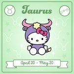 1:1 anthro astrological_symbol bow_accessory chibi clothing costume domestic_cat felid feline felis female hello_kitty_(character) hello_kitty_(series) hi_res horn mammal official_art on_model sanrio sitting solo speech_scroll symbol taurus_(constellation) taurus_(symbol) taurus_(zodiac) toony unknown_artist western_zodiac western_zodiac_symbol whiskers