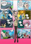 alternate_species blue_hair comic english_text female fleetfoot_(mlp) fluttershy_(mlp) friendship_is_magic green_hair grey_hair hair hasbro hi_res human humanized male mammal mauroz midriff multicolored_hair my_little_pony orange_hair pink_hair rainbow_dash_(mlp) rainbow_hair scootaloo_(mlp) soarin_(mlp) spitfire_(mlp) text wonderbolts_(mlp)