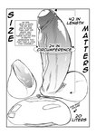 absurd_res anthro balls big_balls big_penis border brachiosaurid brachiosaurus condom dinosaur english_text filled_condom flaccid foreskin genital_shot genitals hi_res humanoid_genitalia humanoid_penis jeice_the_brachiosaurus_(character) male monochrome penis penis_shot prehistoric_species reptile sauropod sauropodomorph scalie screentone sexual_barrier_device solo taboo_tails_(copyright) text text_box unretracted_foreskin white_border white_crest_(artist)