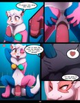 2021 anthro anus black_bars breasts cherry_(ztwidashz) claire_(djinthepurpleraccoon) comic darkmirage dialogue digital_media_(artwork) dildo dildo_in_pussy dildo_insertion dildo_sitting english_text female generation_2_pokemon heart_reaction heart_symbol hi_res legendary_pokemon letterbox lugia mammal masturbation mustelid nintendo object_in_pussy otter penetration pictographics pokemon pokemon_(species) sex_toy sex_toy_in_pussy sex_toy_insertion smile solo speech_bubble text vaginal vaginal_masturbation vaginal_penetration