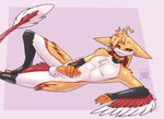 Rating: e
ID: 5286061
Date: 2025-01-04 09:25:22 -0500
Status: active
Score: 43
3_toes 4_ears anthro arm_feathers avali balls bedroom_eyes corruption digital_media_(artwork) erection eyelashes feathered_wings feathers feet fingers fur genitals glistening hair half-closed_eyes hi_res humanoid_genitalia humanoid_penis latex latex_creature leaning living_latex looking_at_viewer male multi_ear narrowed_eyes nude penis raku_iridas seductive simple_background solo tail toes winged_arms wings yporolsya post #5286061