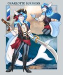 Rating: s
ID: 5601195
Date: 2025-05-26 23:48:37 -0400
Status: active
Score: 3
5:6 absurd_res accessory anthro belt big_tail black_boots black_clothing black_footwear blue_body blue_bottomwear blue_clothing blue_eyes blue_hair blue_pants blue_scales blunderbuss boots bottomwear breasts charlotte_surphinn_(chrislshack1998) clothing cutlass female fish footwear hair headband hi_res high_heeled_boots high_heels huge_tail kerchief lunar-haven-studios marine medium_breasts melee_weapon model_sheet non-mammal_breasts non-mammal_ears non-mammal_hair pants pirate pirate_hat red_headband scales shark shoes solo sun_necklace sword tail weapon white_blouse white_body post #5601195