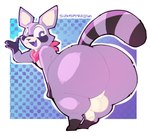 Rating: e
ID: 5386741
Date: 2025-02-20 19:49:14 -0500
Status: active
Score: 245
2025 absurd_res anthro artist_name backsack balls bent_over big_butt black_body black_fur black_nose black_tail blue_background bottom_heavy butt checkered checkered_background digital_media_(artwork) fangs flaccid fur genitals glistening glistening_butt hand_on_knee hand_on_leg hand_on_own_knee hand_on_own_leg happy hi_res huge_butt indigo_park kerchief looking_back male mammal multicolored_body multicolored_fur pattern_background penis pose presenting presenting_hindquarters procyonid purple_body purple_ears purple_eyes purple_fur purple_tail purple_tongue raccoon raccoon_tail rambley_raccoon rear_view red_kerchief sharp_teeth simple_background smile solo sushiamazing tail tan_body tan_fur teapot_(body_type) teeth text thick_thighs three-quarter_view tongue two_tone_tail wide_hips post #5386741