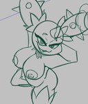 Rating: e
ID: 5206456
Date: 2024-11-26 11:22:28 -0500
Status: active
Score: 36
2024 bedroom_eyes big_breasts big_butt breasts butt cactus cactus_creature cactus_humanoid digital_drawing_(artwork) digital_media_(artwork) elemental_creature elemental_humanoid female female_humanoid flora_fauna generation_5_pokemon grey_background half-closed_eyes hands_behind_head hi_res high-angle_view humanoid maractus monochrome narrowed_eyes nintendo nipples non-mammal_breasts not_furry nude nude_female nude_humanoid open_mouth plant plant_humanoid pokemon pokemon_(species) seductive simple_background sketch skweekers solo spikes spikes_(anatomy) standing post #5206456