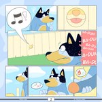 Rating: e
ID: 5558141
Date: 2025-05-08 16:17:31 -0400
Status: active
Score: 51
1:1 2025 anthro artist_name australian_cattle_dog bandit_heeler bird_dog black_body black_ears black_fur black_nose black_tail blue_body blue_fur blue_tail bluey_(series) blush bodily_fluids canid canine canis cattledog clenched_teeth cloud colored comic comic_panel digital_drawing_(artwork) digital_media_(artwork) domestic_dog duo english_text fence fingers fire_emoji front_view fur genital_fluids genitals glory_hole grass heart_symbol herding_dog hi_res holding_penis hunting_dog labrador looking_at_another male male/male mammal multicolored_body multicolored_fur nipples nude obese obese_anthro onomatopoeia overweight overweight_anthro pastoral_dog pat_(bluey) penis plant question_mark retriever simple_background smile sound_effects speech_bubble sweat tail teeth text tongue tongue_out two_tone_tail yellow_body yellow_ears yellow_fur yellow_omen post #5558141