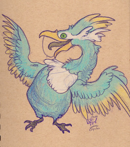 Rating: s
ID: 5632838
Date: 2025-06-10 12:03:57 -0400
Status: active
Score: 1
avian avian_feet beak blue_body cramorant facial_markings fan_character feathered_crest feathered_wings feathers feet feral fishyboner generation_8_pokemon green_eyes gyrotech head_crest head_markings hi_res male markings mask_(marking) membrane_(anatomy) nintendo open_mouth pokemon pokemon_(species) thunk_(gyro) toes webbed_feet white_markings wings yellow_markings post #5632838