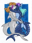Rating: e
ID: 3087173
Date: 2021-12-23 19:24:43 -0500
Status: active
Score: 93
absurd_res anthro arm_fin bazted big_breasts blue_body blue_scales breast_squish breasts breasts_frottage butt butt_grab carpet_shark chloe_culson_(ryltar) dorsal_fin duo female female/female fin fingers fish fully/fully_submerged fully_submerged genitals grey_body hair hand_on_butt hi_res kissing mara_bluufin marine nipples non-mammal_breasts non-mammal_nipples nude open_mouth purple_dye pussy red_hair scales seductive sex sex_in_water shark shark_tail simple_background sitting squish tail thick_tail underwater underwater_sex water whale_shark post #3087173
