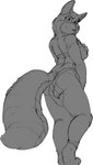 Rating: q
ID: 4323959
Date: 2023-09-30 20:14:59 -0400
Status: active
Score: 17
2023 anthro breasts butt camel_toe canid canine female firecat fluffy fluffy_tail fox kitsune_youkai mammal monochrome presenting presenting_hindquarters rear_view simple_background solo tail white_background post #4323959