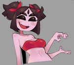 Rating: s
ID: 4794681
Date: 2024-05-19 23:51:38 -0400
Status: active
Score: 62
2023 4_arms 5_eyes accessory animal_humanoid arachnid arachnid_humanoid arthropod arthropod_humanoid black_eyes bow_ribbon breasts brown_hair cleavage clothed clothing digital_drawing_(artwork) digital_media_(artwork) female fingers grey_background greyscale hair hair_accessory hair_bow hair_ribbon half-length_portrait humanoid monochrome muffet multi_arm multi_eye multi_limb navel open_mouth open_smile portrait red_bow red_clothing red_topwear rekkadraws ribbons simple_background smile solo spider_humanoid tied_hair topwear undertale undertale_(series) post #4794681