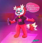 Rating: s
ID: 5225615
Date: 2024-12-05 23:25:48 -0500
Status: active
Score: 2
alcohol anthro bell bell_collar beverage blue_sclera bottomless clothed clothing collar drunk furniture galarian_form galarian_zigzagoon generation_8_pokemon hi_res male nintendo pokemon pokemon_(species) regional_form_(pokemon) shiny_pokemon shirt shirt_only sofa solo substance_intoxication topwear topwear_only zigzzyracoon post #5225615