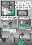 2023 absurd_res anthro beauchamp_(halcyon) clothed clothing comic dialogue digital_media_(artwork) duo english_text fur greyscale halcyon_(series) herba_(halcyon) hi_res lagomorph leporid lost_andsafe male mammal minerals monochrome mouse murid murine open_mouth playground rabbit rock rodent roundabout_(play) simple_background snout text