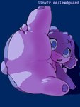 Rating: q
ID: 5340121
Date: 2025-01-30 07:42:02 -0500
Status: active
Score: 27
3:4 anthro audino big_butt butt butt_focus featureless_crotch female generation_5_pokemon highguard iris_(flowerbud) looking_at_viewer looking_back lying nintendo nude null on_side pawpads pokemon pokemon_(species) presenting presenting_hindquarters raised_leg short_tail smile solo spread_legs spreading stubby_legs tail wide_hips post #5340121