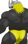 Rating: q
ID: 5567638
Date: 2025-05-12 18:14:59 -0400
Status: active
Score: 9
absurd_res anthro armor back_muscles bandai_namco black_body blackwargreymon blonde_hair butt clothing digimon digimon_(species) drakorg hair headgear helmet hi_res horn horned_helmet long_hair male muscular muscular_anthro muscular_male solo underwear yellow_eyes post #5567638