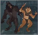 Rating: s
ID: 5641643
Date: 2025-06-14 12:37:11 -0400
Status: pending
Score: 3
after_transformation alridpath anthro artist_collaboration bared_teeth beasts-flesh black_body black_fur blood bodily_fluids bone bottomwear brown_body brown_fur building canid canine claws cloak clothed clothing digitigrade duo fur grey_body grey_fur hi_res loincloth looking_at_another male mammal mane monk mythological_canine mythological_creature mythology naturally_censored navel nude open_mouth outside partially_clothed raining sharp_teeth signature tan_body tan_fur teeth torn_clothing van_helsing village werecanid werecanine werecreature werewolf post #5641643