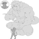 1:1 2024 aidan_mouse anthro areola balls biceps big_balls big_muscles big_penis biped body_size_growth dragon duo erection feet fur genitals glenn_(glennanderson42) glennanderson42 greyscale growth growth_sequence hair hi_res holding_penis huge_balls huge_muscles huge_penis larger_anthro larger_male macro male male/male mammal monochrome mouse murid murine muscle_growth muscular muscular_anthro muscular_male mythological_creature mythological_scalie mythology nipple_fetish nipple_pinch nipple_play nipples nude paws pecs penis pinch quads rodent scalie simple_background size_difference size_transformation smaller_anthro smaller_male smile tail toes tongue tongue_out transformation