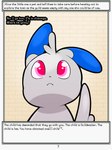 absurd_res anthro dialogue english_text first_person_view generation_3_pokemon generation_5_pokemon hi_res hybrid looking_at_viewer male minccino minun morgan_(rodent_powered) narration nintendo pink_eyes pokemon pokemon_(species) pokemon_mystery_dungeon rodent_powered_(softestpuffss) softestpuffss solo spike_chunsoft stone_wall text wall_(structure) young