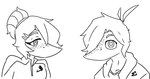 Rating: s
ID: 5595599
Date: 2025-05-24 18:03:34 -0400
Status: active
Score: 1
2024 ahoge anthro brother_(lore) brother_and_sister_(lore) cavemanon_studios clothing dante_(snoot_game) dinosaur duo eyelashes female freckled_face freckles hair hi_res jacket jacket_ignites looking_at_viewer male monochrome prehistoric_species reptile scalie sibling_(lore) sister_(lore) snoot_game snout theropod topwear troodon troodontid virva_(snoot_game) post #5595599