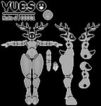 alpha_channel android anthro antlers biped butt cobramelon deer detachable detachable_limbs digital_media_(artwork) digitigrade femboy flat_chested horn machine male mammal monochrome pixel_(artwork) robot screen screen_face scut_tail short_tail simple_background solo tail thick_thighs transparent_background