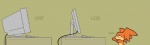 Rating: s
ID: 46560
Date: 2009-10-12 22:36:10 -0400
Status: active
Score: 4
aliasing anthro bandai_namco big_head comparison crt darkdoomer desk digimon digimon_(species) digital_media_(artwork) directional_arrow electronics furniture head_wings keyboard lcd male membrane_(anatomy) membranous_wings monitor nude open_mouth patachu patamon side_view simple_background solo table toony unusual_wing_placement wings post #46560