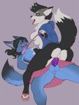 Rating: e
ID: 3360432
Date: 2022-05-29 11:00:11 -0400
Status: active
Score: 57
3:4 6_breasts anthro anus balls blue_body blue_clothing blue_eyes blue_fur blue_hoodie blue_topwear bottomless breast_grab breasts butt canid canine canis claire_gillard clothed clothing corablue_(character) domestic_dog duo female female_on_top fur general-irrelevant genitals green_eyes grey_background hand_on_breast herm herm/female herm_on_bottom hi_res holding_leash holding_object hoodie intersex intersex/female intersex_on_bottom jackal leash mammal multi_breast no_underwear on_bottom on_top pawpads penetration penis pussy simple_background skirt_only supernumerary_breasts topless topwear vaginal vaginal_penetration post #3360432