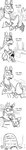 anthro asinus black_and_white blush bodily_fluids canid canine clothed clothing comic dialogue donk_(vawfag) donkey english_text equid equine eyewear fox glasses group gud hi_res humor in_denial long_image looking_pleasured male male/male mammal monochrome moped_(vawfag) no_homo open_mouth orientation_play stated_heterosexuality stated_sexuality straight_to_gay sweat tall_image text tongue tongue_out