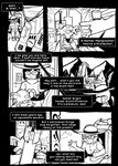 afuckingcamel-zenge-art_(artist) anthro black_and_white chucklefish comic elemental_creature elemental_humanoid english_text esther_bright female flora_fauna floran funyuns hi_res human humanoid hylotl kenta_(afuckingcamel) male mammal matter_manipulator melee_weapon monochrome plant plant_humanoid starbound sword sword_sheath text weapon