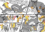 anthro aurorus big_breasts black_and_white breasts comic dialogue dipodomyine english_text female fossil_pokemon generation_6_pokemon genitals goo_creature head_first heteromyid in_heat invasion kangaroo kangaroo_mouse larger_anthro larger_female larger_pred likeable likeablemouse macropod male mammal marsupial monochrome mouse murid murine nintendo partially_inside pokemon pokemon_(species) rodent size_difference size_play slime smaller_anthro smaller_male smaller_prey text unbirthing vaginal vore willing_prey