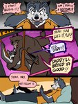 3:4 anthro anthro_on_anthro anthro_penetrated anthro_penetrating anthro_penetrating_anthro bear biped canid canine canis charlie_(fruitz) clothed clothing comic countershade_arms countershade_face countershade_fur countershade_tail countershading dialogue dominant duo english_text fruitz fur hi_res interspecies male male/male male_penetrated male_penetrating male_penetrating_male mammal multiple_scenes penetration sex solo submissive tail text wolf