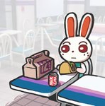 Rating: s
ID: 4905072
Date: 2024-07-08 06:44:44 -0400
Status: active
Score: 27
2021 animal_crossing anthro beverage_can black_nose blank_stare blue_clothing chair clothing conditional_dnp female female_anthro food food_bag freckled_face freckles fur furniture gummuru holding_food holding_object lagomorph leporid mammal nintendo on_chair pink_inner_ear rabbit rabbit_ears red_eyes ruby_(animal_crossing) sitting sitting_on_chair solo table taco taco_bell white_body white_ears white_fur post #4905072
