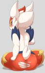 Rating: q
ID: 5579107
Date: 2025-05-17 15:52:35 -0400
Status: active
Score: 44
2025 4_fingers anthro blush butt cheek_tuft cinderace clothing facial_tuft fingers full-length_portrait fur fur_tuft generation_8_pokemon grey_background hi_res looking_back nintendo pokemon pokemon_(species) popkage portrait pupils rear_view red_eyes shadow simple_background sitting solo torn_clothing tuft white_arms white_back white_body white_butt white_ears white_fingers white_fur white_hands white_head white_pupils post #5579107