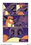 animal_genitalia animal_penis anthro blue_eyes blush blush_lines charizard comic dragon duo english_text enjoying extraterrestrial fellatio game_freak generation_1_pokemon genitals hand_on_head hand_on_leg hand_on_neck hand_on_thigh hi_res male male/male male_penetrated membrane_(anatomy) membranous_wings metroid mythological_creature mythological_scalie mythology nintendo oral oral_penetration orange_body penetration penile penis penis_in_mouth pokemon pokemon_(species) purple_body ridley scalie sex simple_background smile smirk space_dragon_(metroid) super_smash_bros. t0l0k tail tapering_penis text url wings yellow_eyes