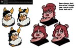 2024 absurd_res alternate_hairstyle anthro bat bear black_hair blarf022 brown_body brown_fur brown_hair english_text eyebrow_piercing facial_piercing fangs female freckled_face freckles fur hair hair_bun hi_res honduran_white_bat leaf-nosed_bat mammal microbat piercing sherry_bear_(blarf022) solo teeth text twitter vranda_von_bat_(blarf022) white_body white_fur yangochiropteran