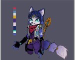 Rating: s
ID: 4966621
Date: 2024-08-05 21:52:04 -0400
Status: active
Score: 38
2024 accessory anthro arsworlds belt blue_body blue_fur blue_hair breasts canid canine circlet clothing color_swatch dipstick_tail eyebrows eyelashes female fingerless_gloves fox fur furgonomics gloves green_eyes hair handwear jacket jewelry kerchief krystal_(star_fox) mammal markings nintendo red_kerchief ring short_hair solo staff star_fox tail tail_accessory tail_jewelry tail_markings tail_ring topwear white_body white_fur post #4966621
